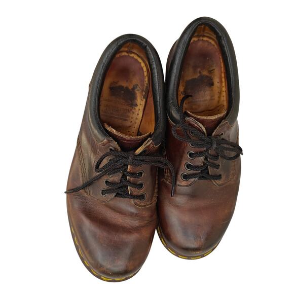 Dr. Martens 1461 Made in England Brown Leather Oxfords UK 8 (US 9) - Picture 3 of 4